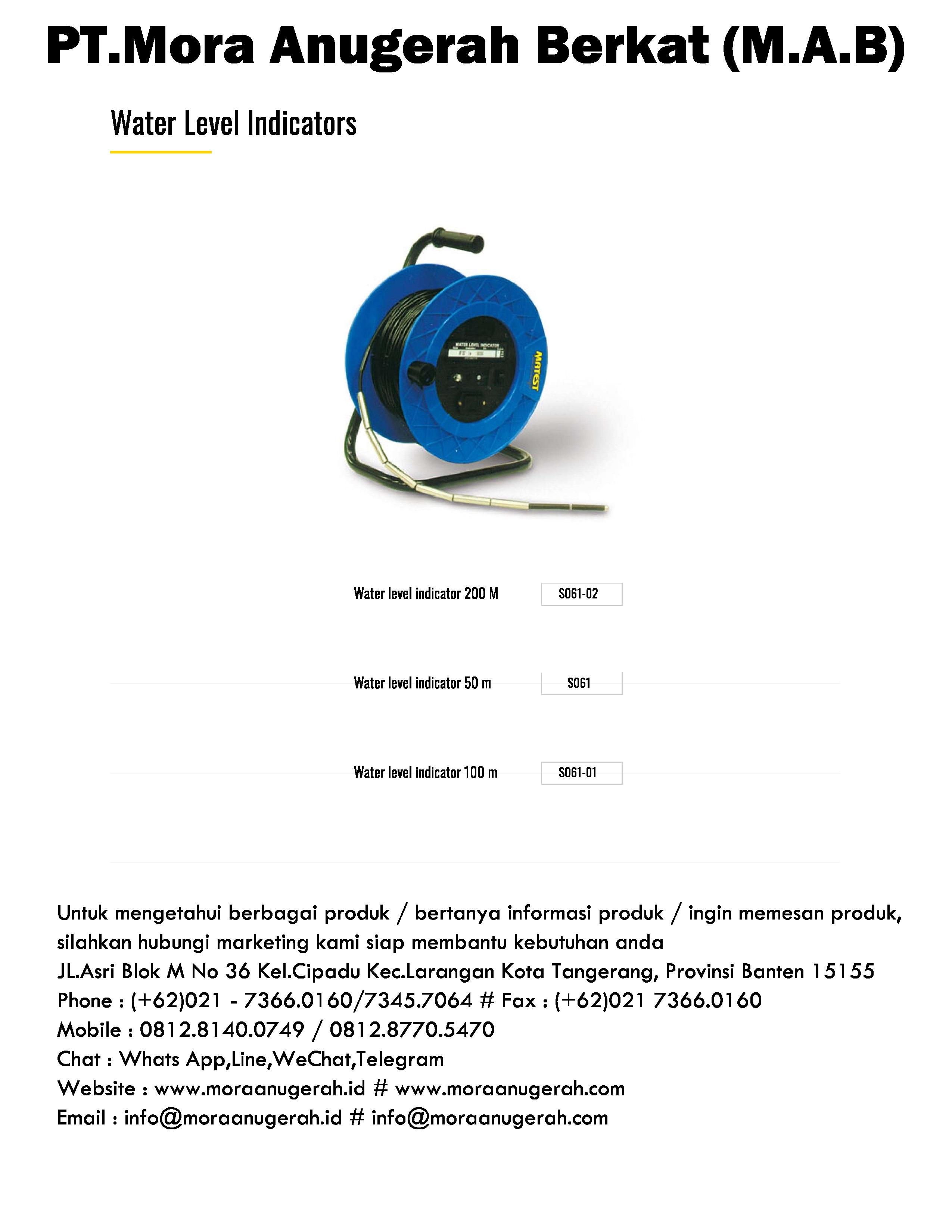 MATEST - Water Level Indicators Series