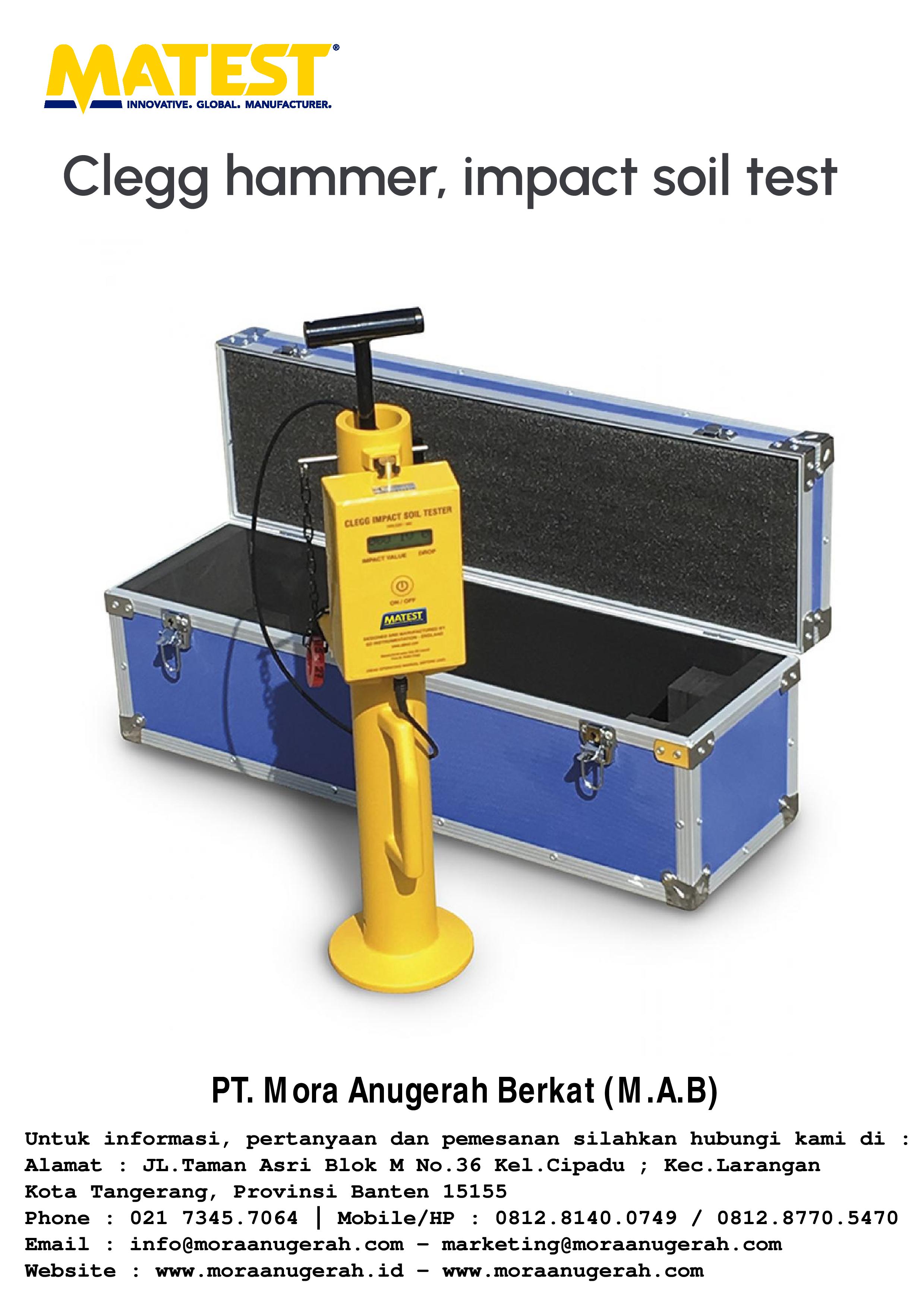 MATEST [S196N] Clegg Hammer Impact Soil Test