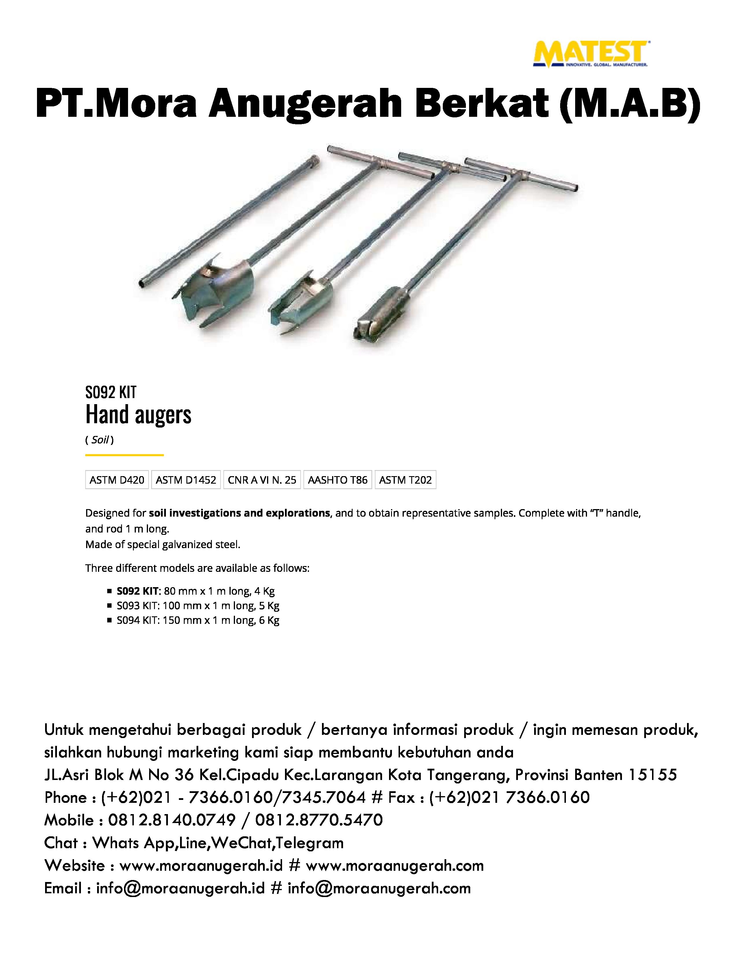 MATEST - Augers Series