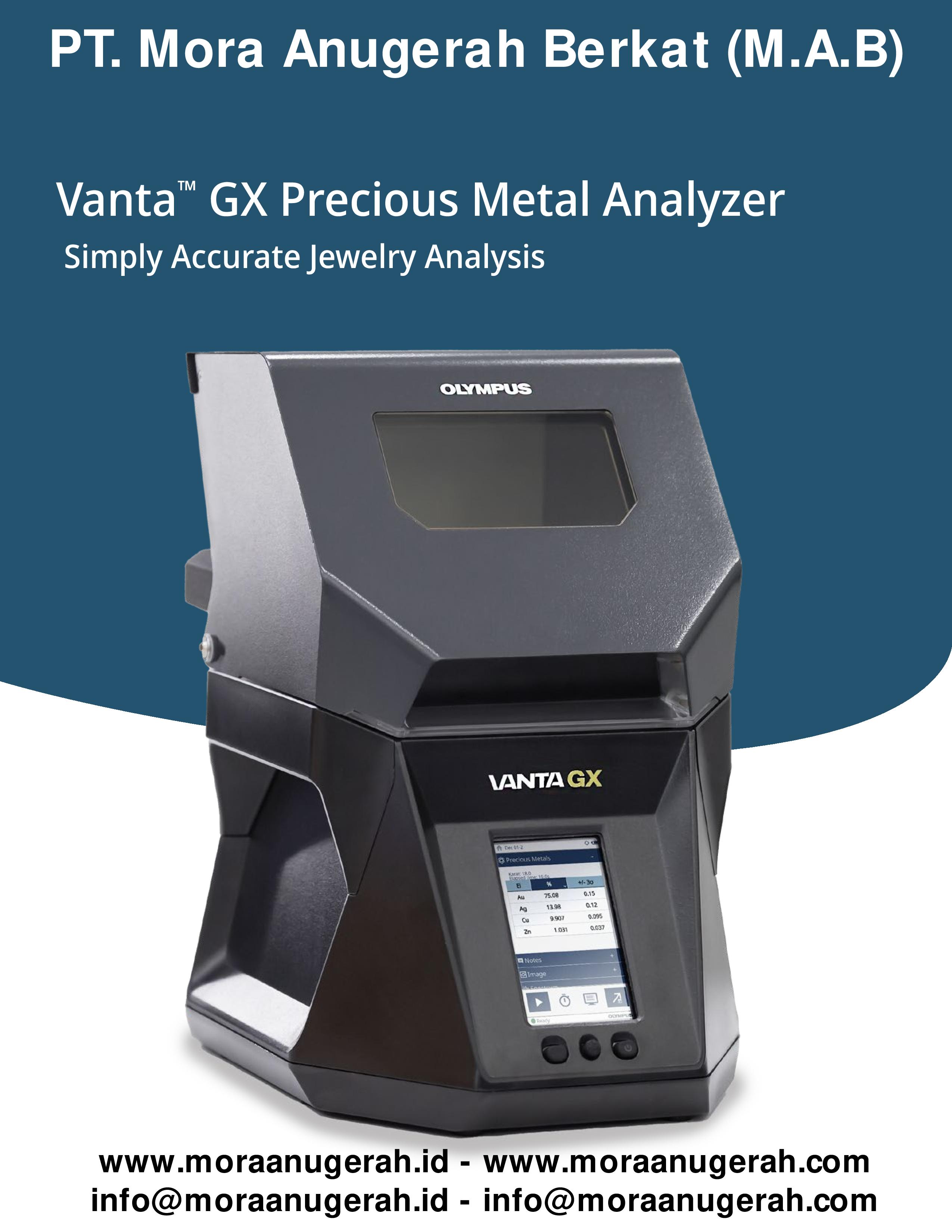 OLYMPUS Vanta GX Precious Metal Analyzer
