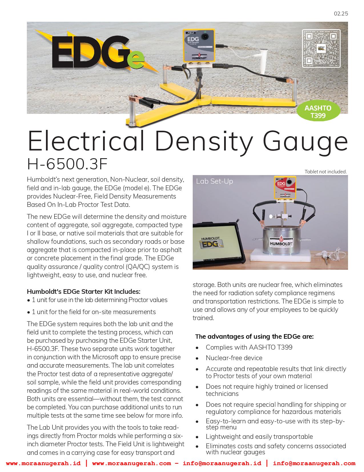 HUMBOLDT - Electrical Density Gauge (EDG)